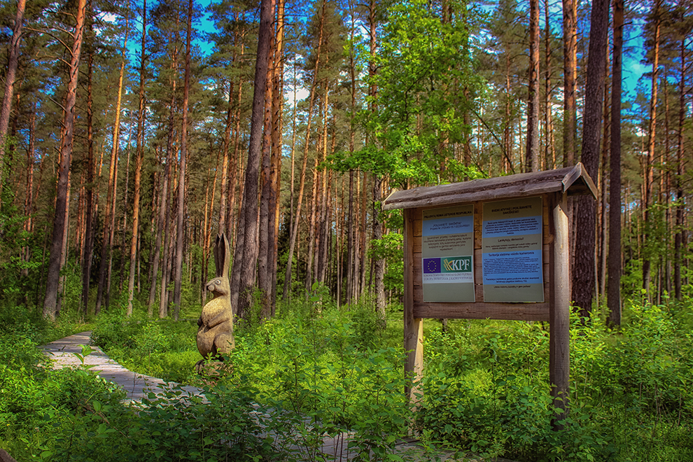 Sakiškių pažintinis takas, poilsiavietė netoli Vilniaus